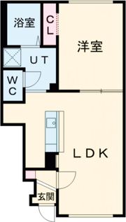 グランディールK・Aの間取り画像