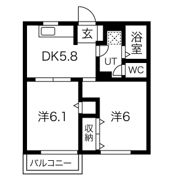 ファミール蓼野の間取り画像