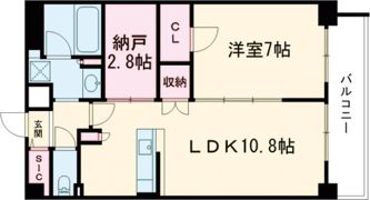 L&Cレジデンス鶴舞公園の間取り画像