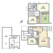 津西戸建の間取り画像