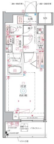 クレヴィスタ綾瀬Ⅲの間取り画像
