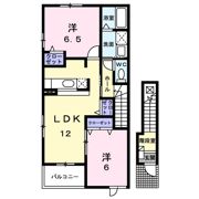 ディマンシュ．M Bの間取り画像