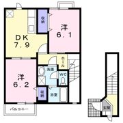 インフィニート Aの間取り画像