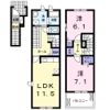インプレスAの間取り画像