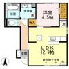 ヴィオーラ旭町 Bの間取り画像