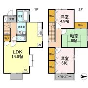 ヴィルヌーブ C棟の間取り画像
