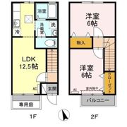 メルベーユ MT A棟の間取り画像