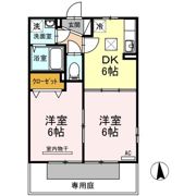 クレア伏石Sの間取り画像