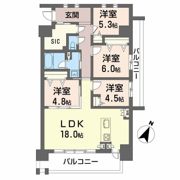 LaSante照葉オーシャンテラスの間取り画像