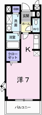カーサ・プロムナードの間取り画像