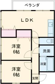 サンライズ白石の間取り画像