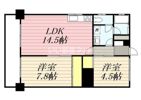 セレス駅南の間取り画像