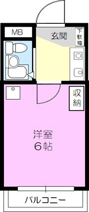 コーポ・ジュネスの間取り画像