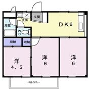 グリーンハイツサカエの間取り画像