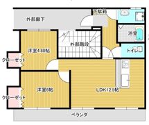 ベアコーポの間取り画像