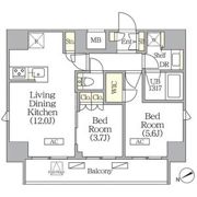 ジオエント町屋の間取り画像