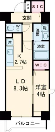 プレイズシード浄心の間取り画像