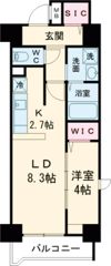 プレイズシード浄心の間取り画像