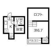 アストリア名駅の間取り画像