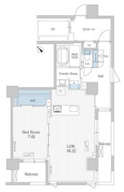 THE AKASAKA RESIDENCE S．O．A． －spiriの間取り画像
