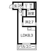 メリディアン高松の間取り画像