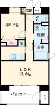 アーバンコート中央町の間取り画像