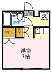 コーポジョイの間取り画像