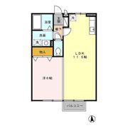 アンプルール B棟の間取り画像