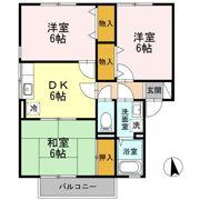 セジュール夢彩都 A棟の間取り画像