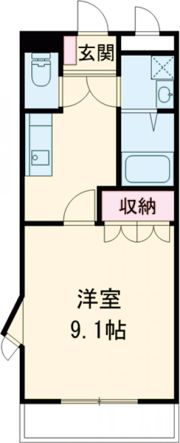 ワンダーハウス Bの間取り画像