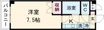 サクセス黒髪の間取り画像