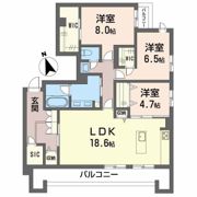プレミアス城西の間取り画像