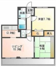 フォブール梅田の間取り画像