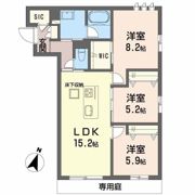 シャーメゾンスウィート別府の間取り画像