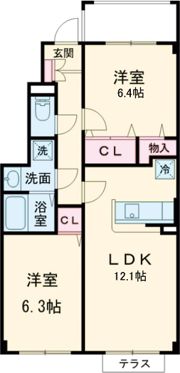 サンシエスタの間取り画像