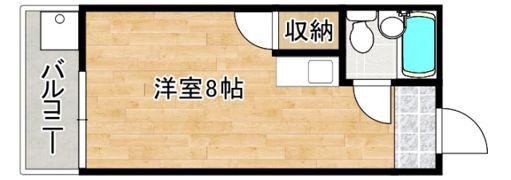 パステルクボ16の間取り画像