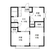 サンライズ D棟の間取り画像