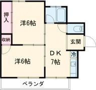 コーポ大和の間取り画像