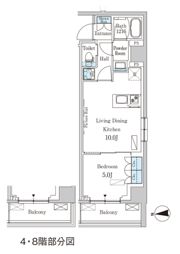 パークアクシス新宿西落合の間取り画像