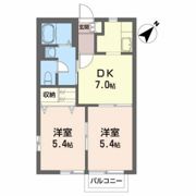 ファミーユ境山Ⅰの間取り画像