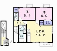 ロイヤルパークCの間取り画像