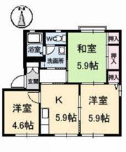ニューヒルズ B棟の間取り画像