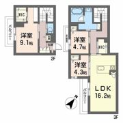 シャーメゾン大野城中央の間取り画像