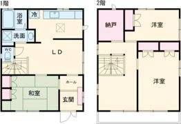 つつじが丘北9番町戸建の間取り画像