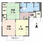 ウィング まつだの間取り画像