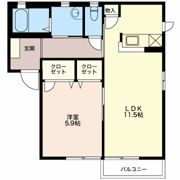セピアコート安茂里の間取り画像