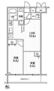 LIMERESIDENCE HIKIFUNEの間取り画像