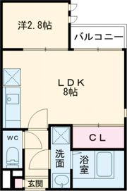 G-smart坪井の間取り画像
