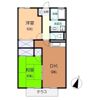 セジュール大沢Bの間取り画像