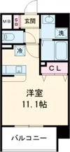 Chelsea Manor新屋敷の間取り画像